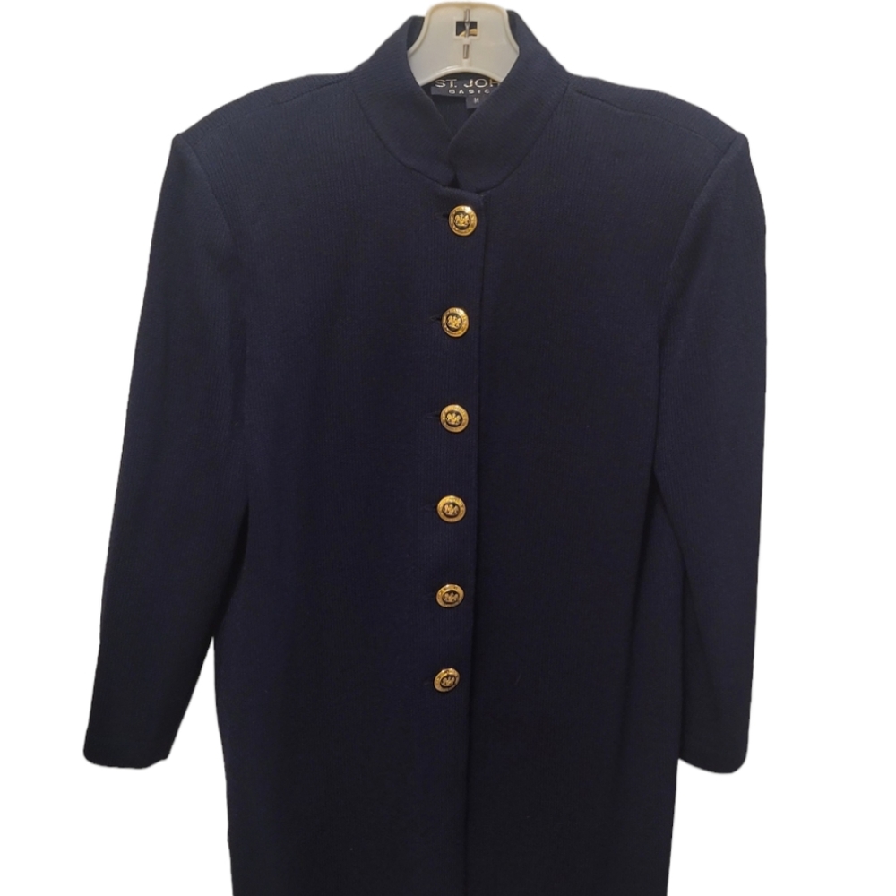 St. John Knit Navy Jacket